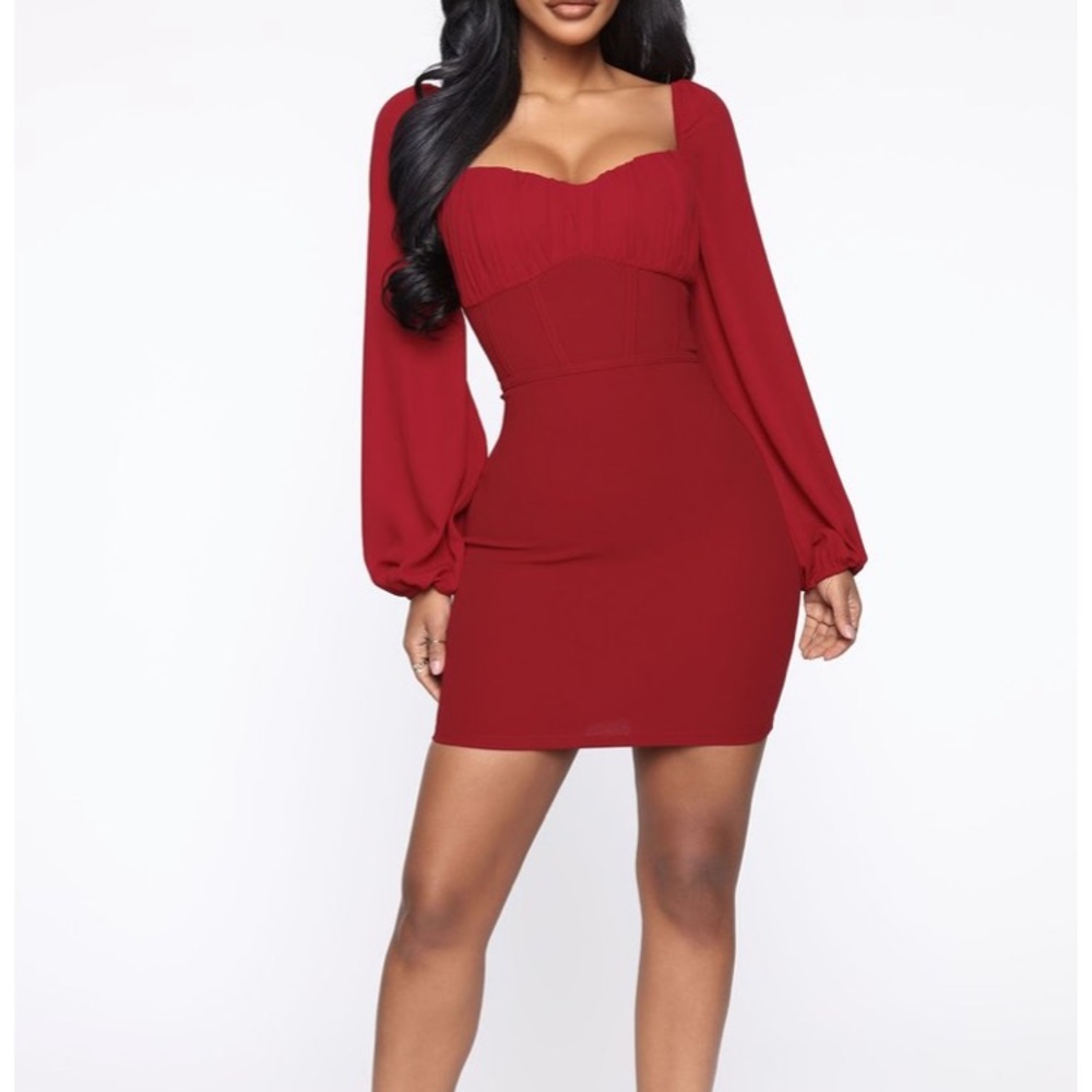 Red dress